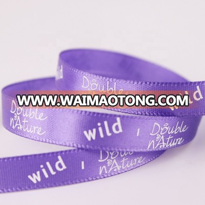 1cm wholesale custom printed polyester ribbon fashion decoration polyester ribbon