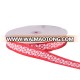 Factory  custom-made 25mm red high quality Eco friendly grosgrain ribbons